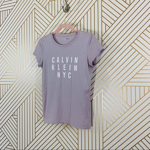 Calvin Klein Jeans Tops - Calvin Klein Jeans Lavender Tee